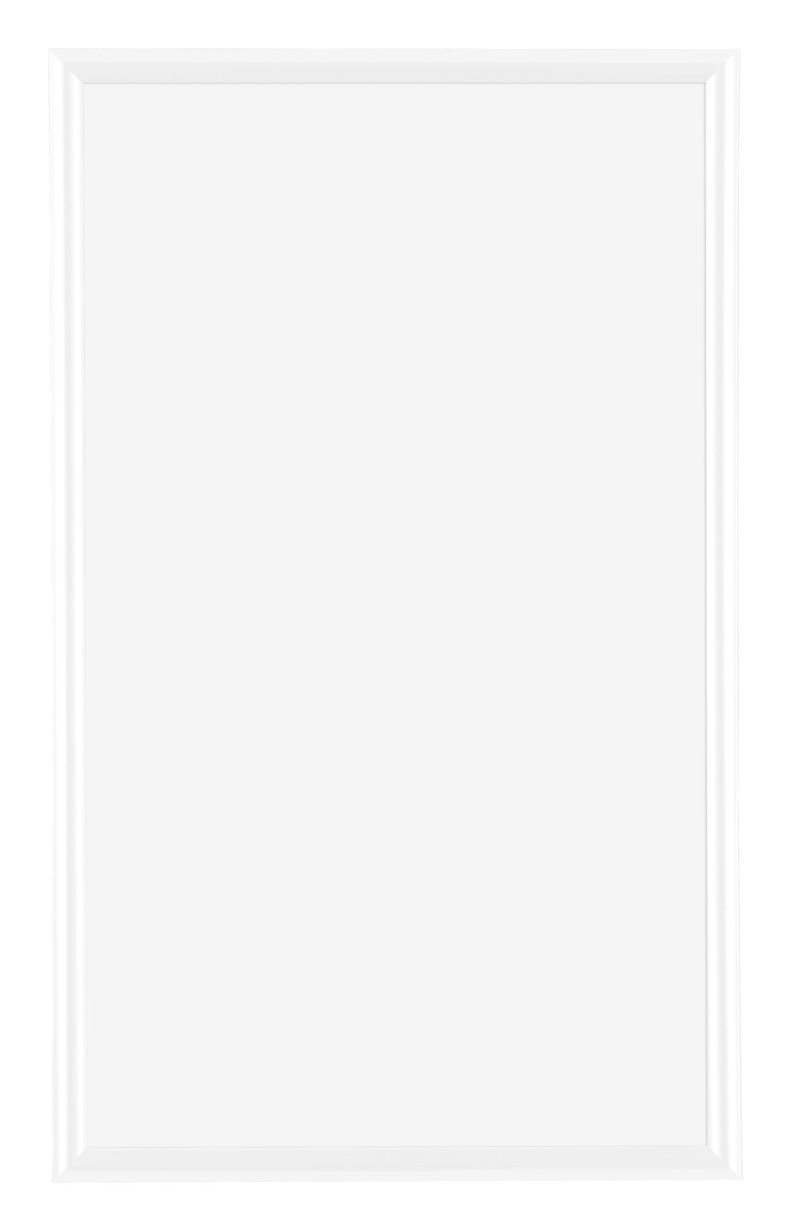 Bordeaux Plastic Photo Frame 30x50cm White High Gloss Front | Yourdecoration.com