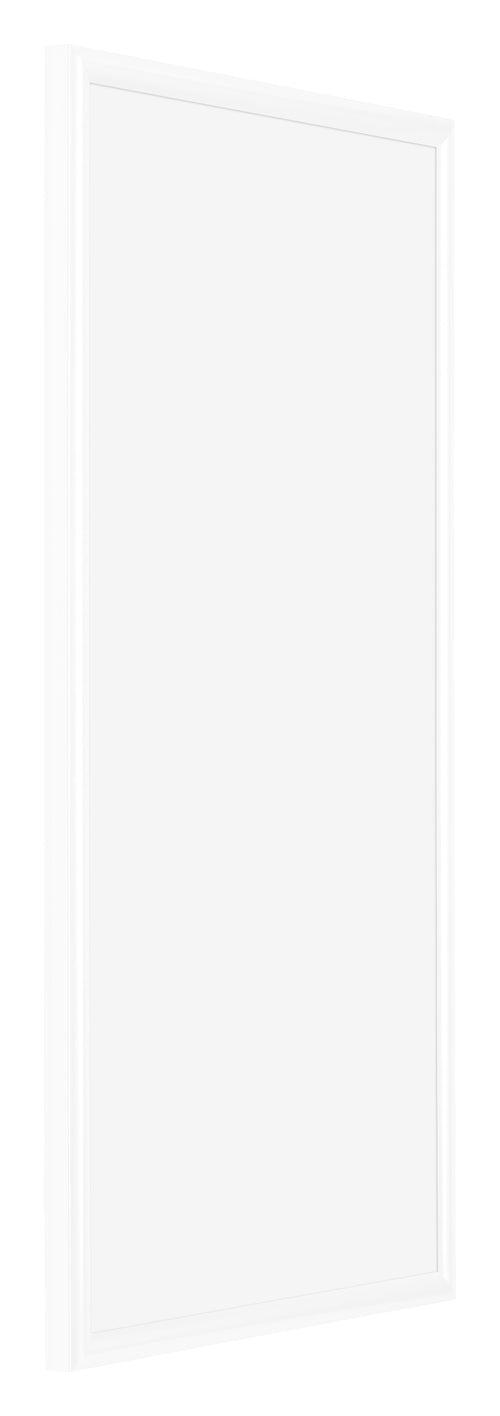 Bordeaux Plastic Photo Frame 30x60cm White High Gloss Front Oblique | Yourdecoration.com