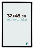 Bordeaux Plastic Photo Frame 32x45cm Black Matte Front Size | Yourdecoration.com