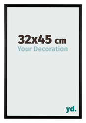 Bordeaux Plastic Photo Frame 32x45cm Black Matte Front Size | Yourdecoration.com