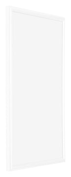 Bordeaux Plastic Photo Frame 33x48cm White High Gloss Front Oblique | Yourdecoration.com