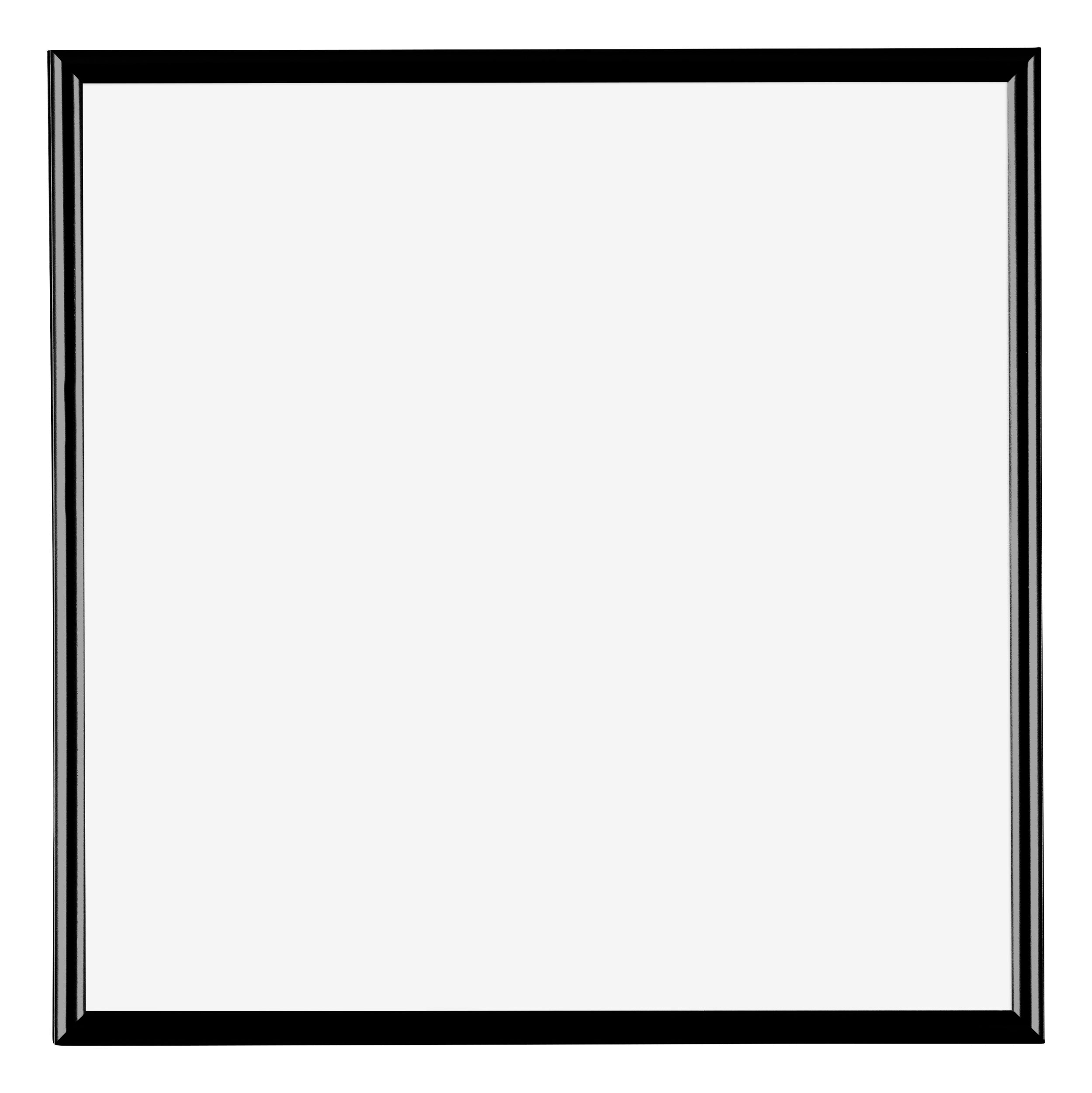 Bordeaux Plastic Photo Frame 35x35cm Black High Gloss Front | Yourdecoration.com