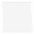 Bordeaux Plastic Photo Frame 35x35cm White High Gloss Front | Yourdecoration.com