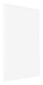 Bordeaux Plastic Photo Frame 35x45cm White High Gloss Front Oblique | Yourdecoration.com