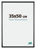 Bordeaux Plastic Photo Frame 35x50cm Black High Gloss Front Size | Yourdecoration.com