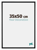 Bordeaux Plastic Photo Frame 35x50cm Black Matt Front Size | Yourdecoration.com