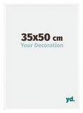 Bordeaux Plastic Photo Frame 35x50cm White High Gloss Front Size | Yourdecoration.com