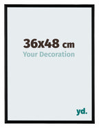 Bordeaux Plastic Photo Frame 36x48cm Black Matte Front Size | Yourdecoration.com