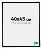 Bordeaux Plastic Photo Frame 40x45cm Black Matt Front Size | Yourdecoration.com
