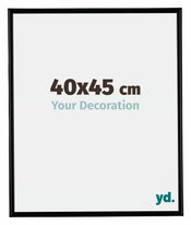 Bordeaux Plastic Photo Frame 40x45cm Black Matt Front Size | Yourdecoration.com