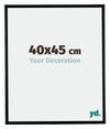 Bordeaux Plastic Photo Frame 40x45cm Black Matt Front Size | Yourdecoration.com