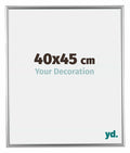 Bordeaux Plastic Photo Frame 40x45cm Silver Front Size | Yourdecoration.com