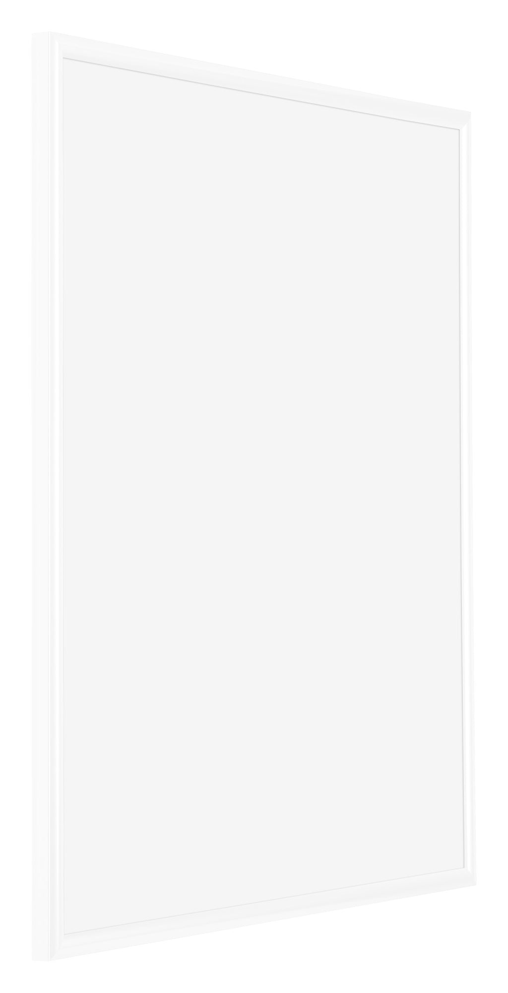 Bordeaux Plastic Photo Frame 40x45cm White High Gloss Front Oblique | Yourdecoration.com