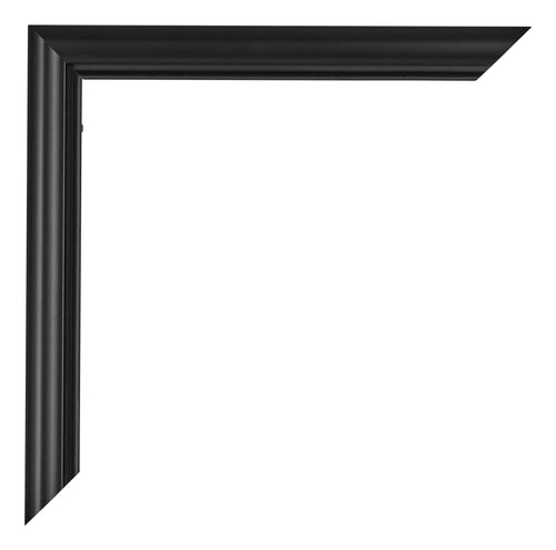Bordeaux Plastic Photo Frame 40x70cm Black Matt Detail Corner | Yourdecoration.com