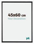 Bordeaux Plastic Photo Frame 45x60cm Black High Gloss Front Size | Yourdecoration.com