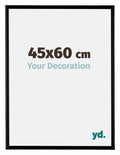 Bordeaux Plastic Photo Frame 45x60cm Black Matt Front Size | Yourdecoration.com