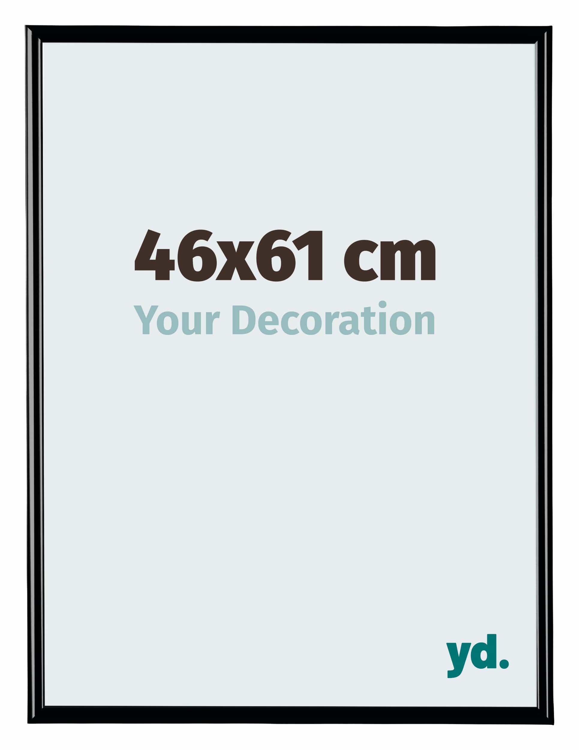 Bordeaux Plastic Photo Frame 46x61cm Black High Gloss Front Size | Yourdecoration.com