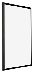 Bordeaux Plastic Photo Frame 48x64cm Black High Gloss Front Oblique | Yourdecoration.com
