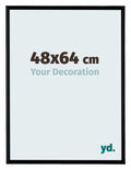 Bordeaux Plastic Photo Frame 48x64cm Black Matte Front Size | Yourdecoration.com