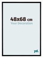 Bordeaux Plastic Photo Frame 48x68cm Black Matte Front Size | Yourdecoration.com