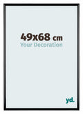 Bordeaux Plastic Photo Frame 49x68cm Black High Gloss Front Size | Yourdecoration.com