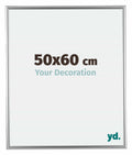 Bordeaux Plastic Photo Frame 50x60cm Silver Front Size | Yourdecoration.com