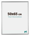 Bordeaux Plastic Photo Frame 50x65cm Silver Front Size | Yourdecoration.com