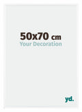Bordeaux Plastic Photo Frame 50x70cm White High Gloss Front Size | Yourdecoration.com