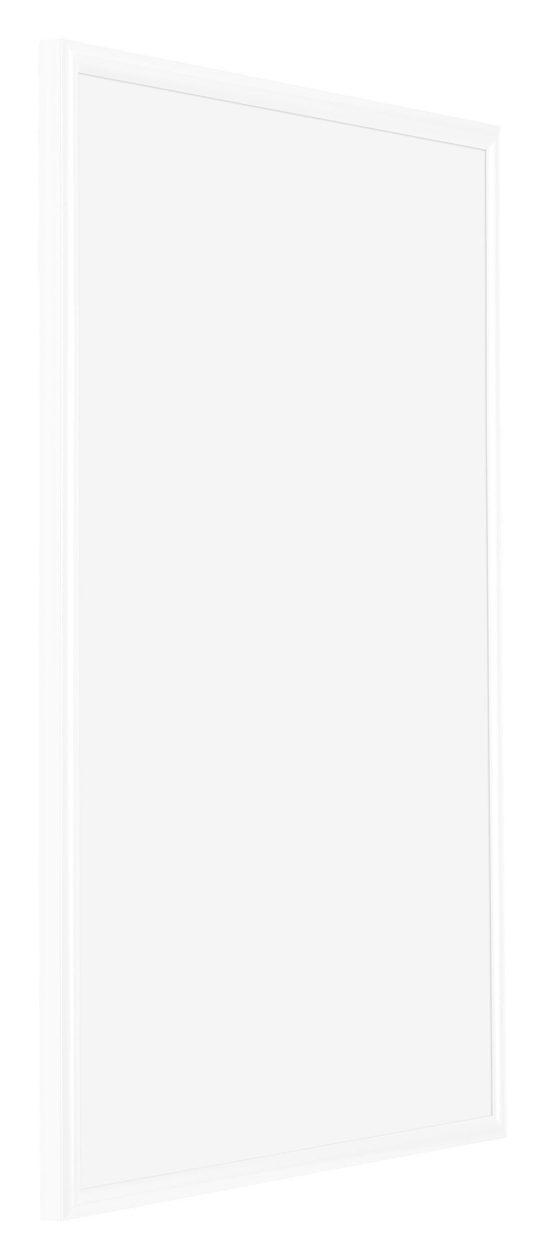 Bordeaux Plastic Photo Frame 50x75cm White High Gloss Front Oblique | Yourdecoration.com