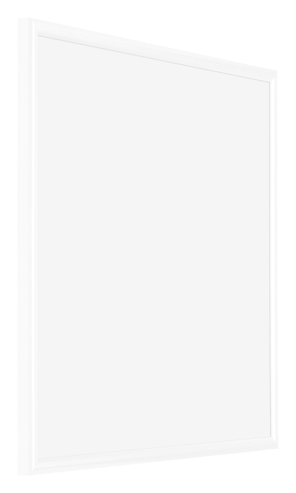 Bordeaux Plastic Photo Frame 60x60cm White High Gloss Front Oblique | Yourdecoration.com