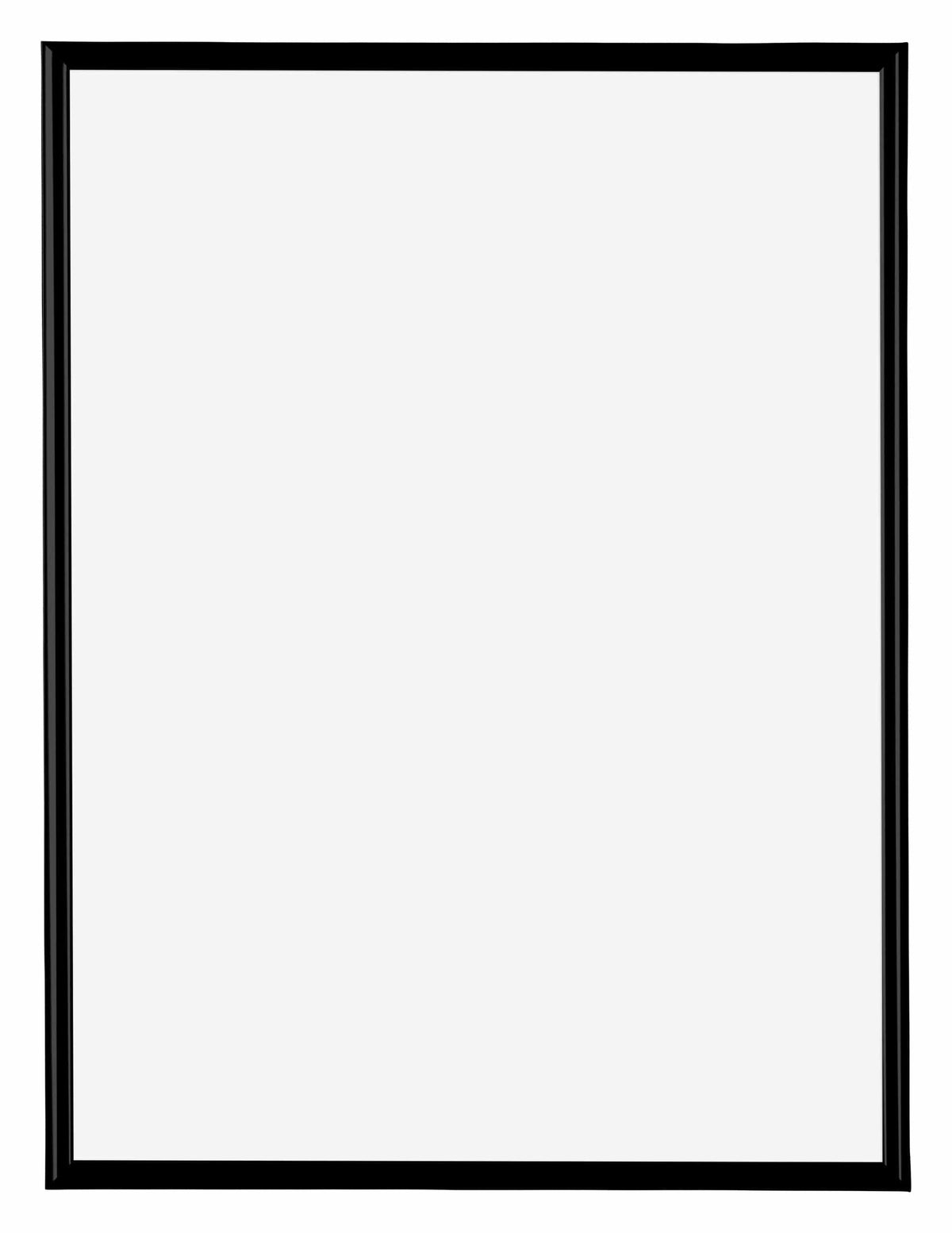 Bordeaux Plastic Photo Frame 60x80cm Black Matt Front | Yourdecoration.com