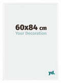 Bordeaux Plastic Photo Frame 60x84cm White High Gloss Front Size | Yourdecoration.com