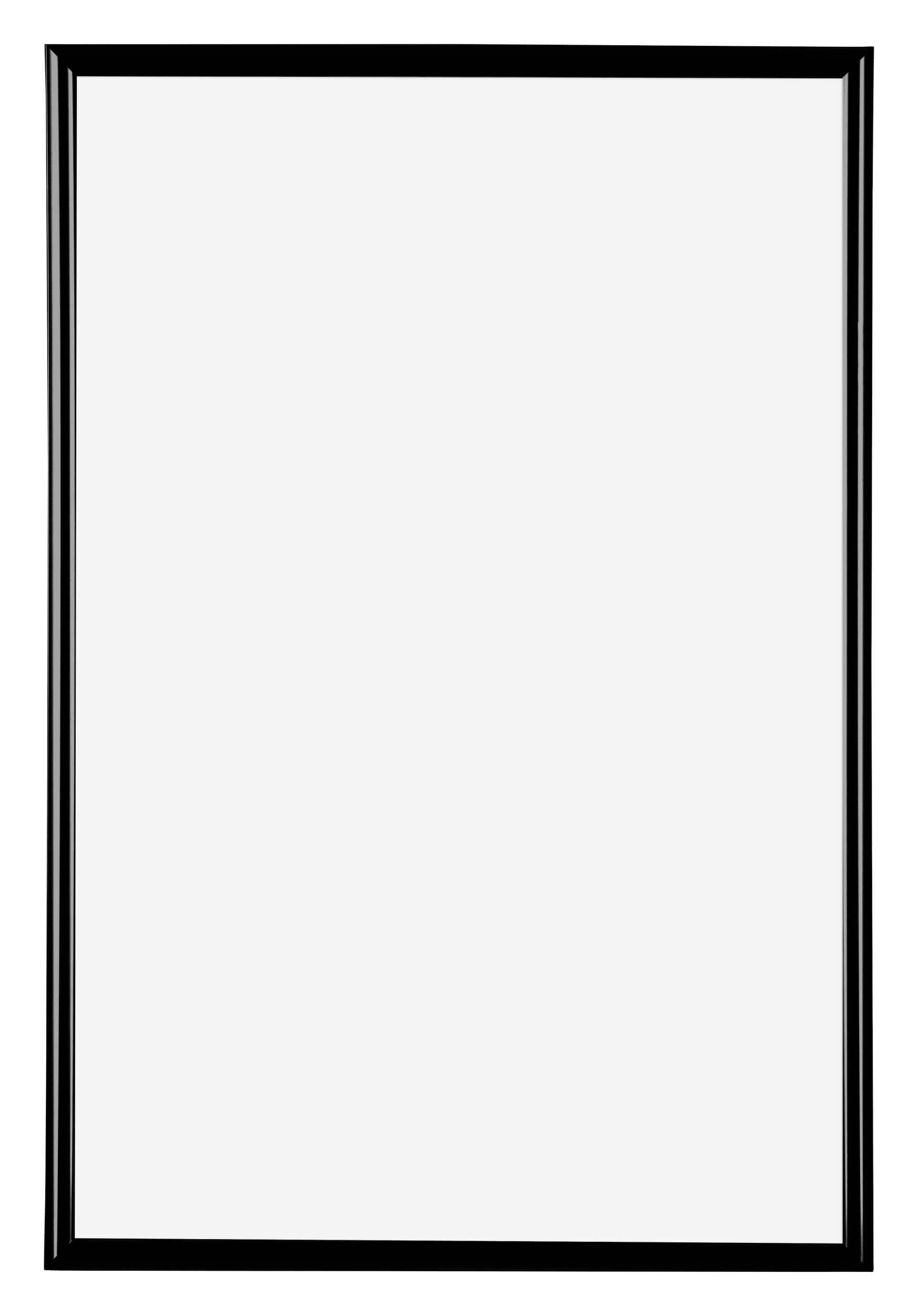 Bordeaux Plastic Photo Frame 60x85cm Black High Gloss Front | Yourdecoration.com