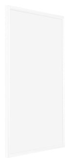 Bordeaux Plastic Photo Frame 60x90cm White High Gloss Front Oblique | Yourdecoration.com