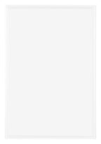 Bordeaux Plastic Photo Frame 60x90cm White High Gloss Front | Yourdecoration.com