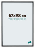 Bordeaux Plastic Photo Frame 67x98cm Black Matte Front Size | Yourdecoration.com
