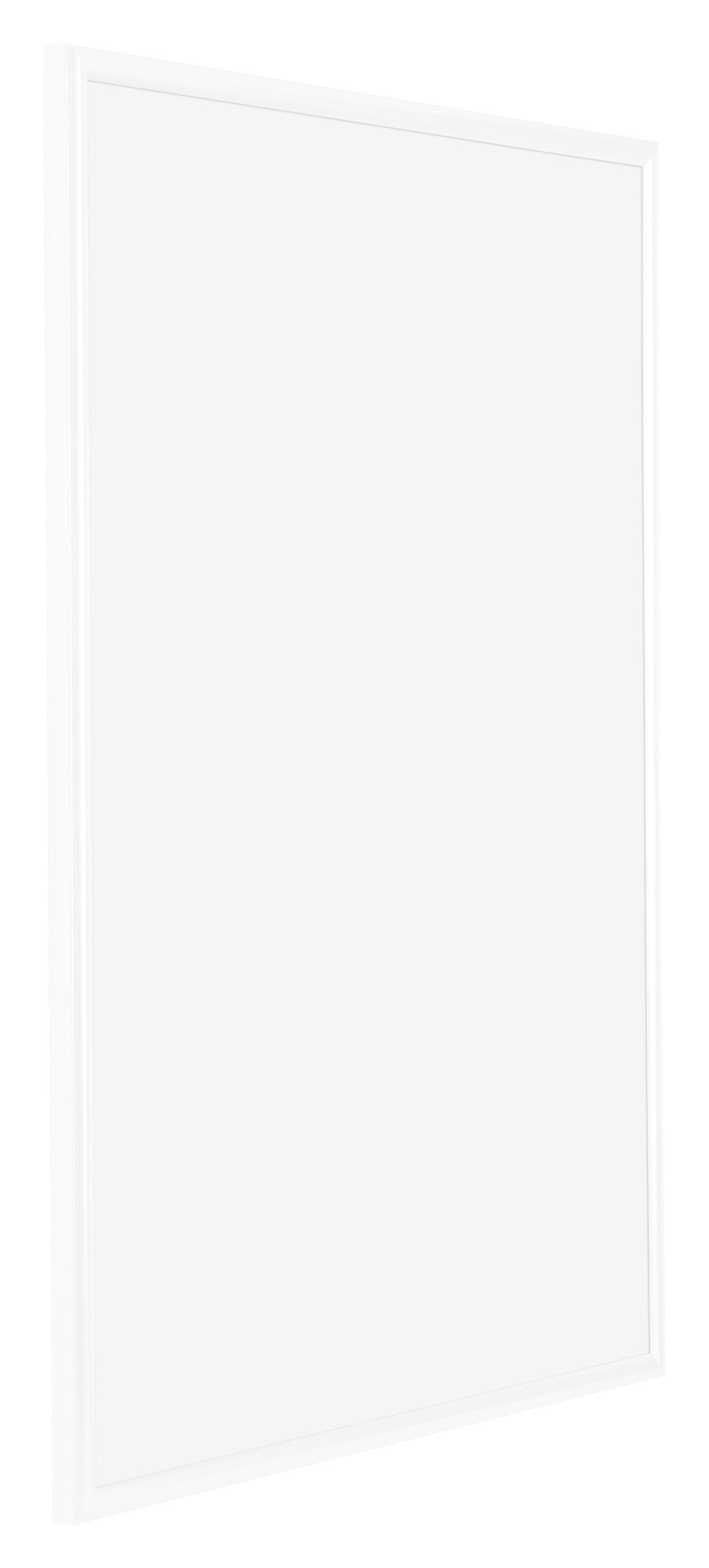 Bordeaux Plastic Photo Frame 67x98cm White High Gloss Front Oblique | Yourdecoration.com