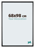 Bordeaux Plastic Photo Frame 68x98cm Black High Gloss Front Size | Yourdecoration.com