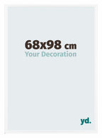 Bordeaux Plastic Photo Frame 68x98cm White High Gloss Front Size | Yourdecoration.com