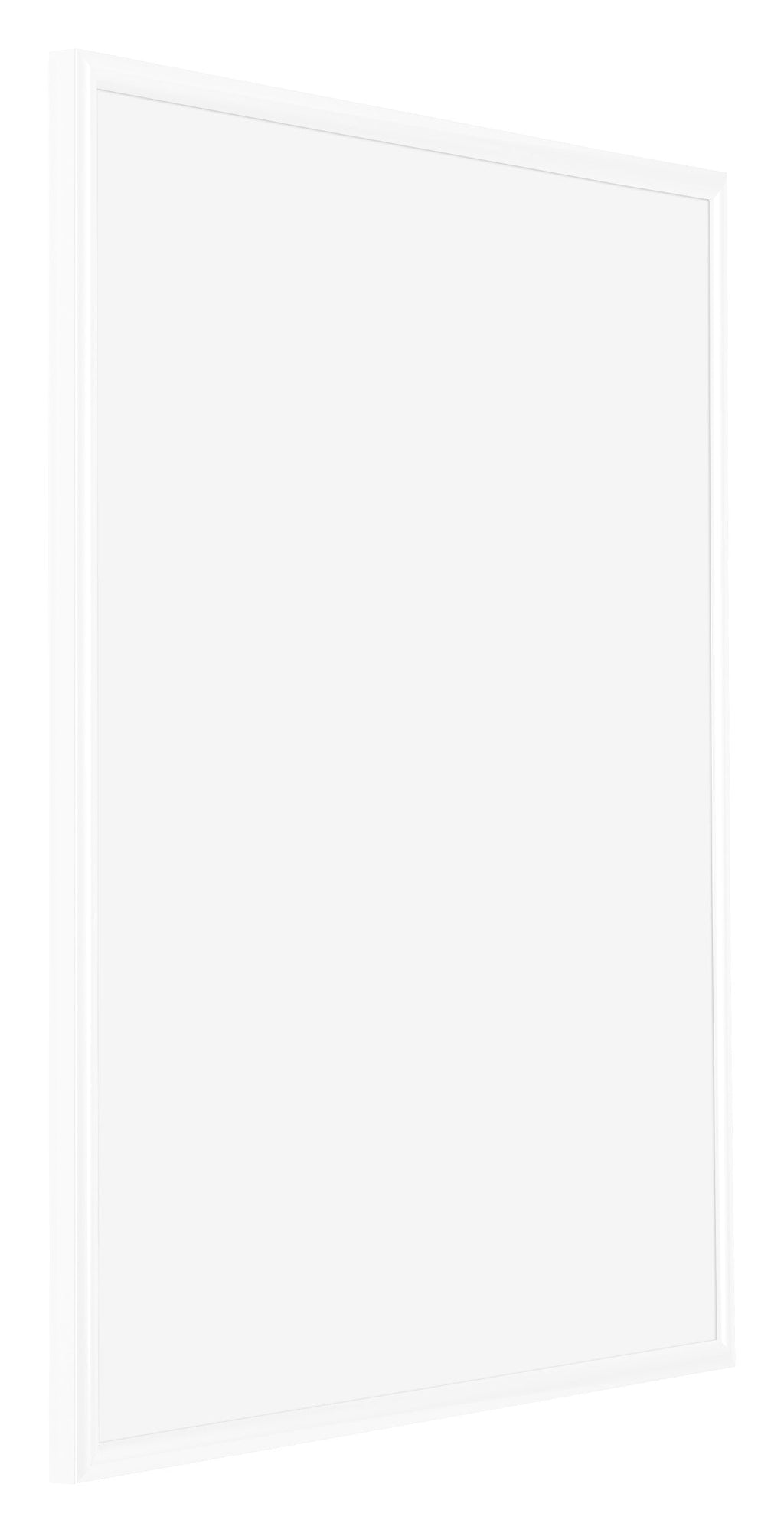 Bordeaux Plastic Photo Frame 70x90cm White High Gloss Front Oblique | Yourdecoration.com