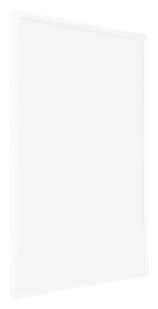 Bordeaux Plastic Photo Frame 70x90cm White High Gloss Front Oblique | Yourdecoration.com