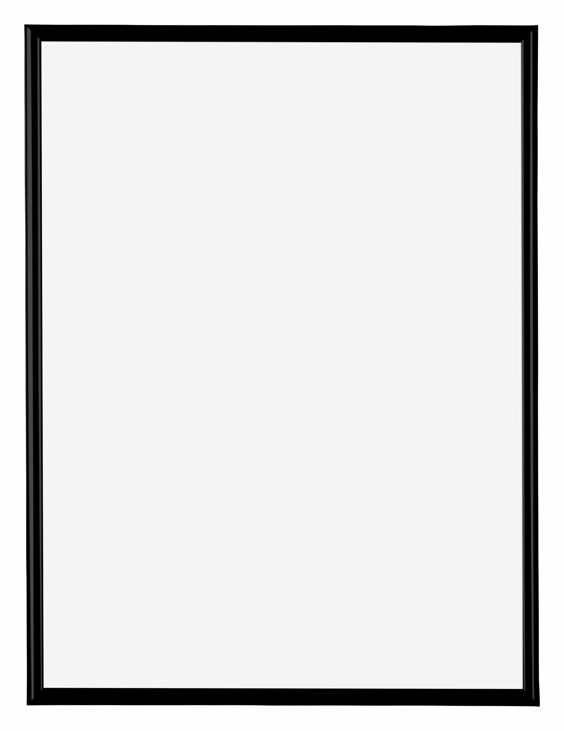 Bordeaux Plastic Photo Frame 75x100cm Black Matt Front | Yourdecoration.com