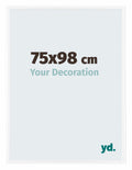 Bordeaux Plastic Photo Frame 75x98cm White High Gloss Front Size | Yourdecoration.com