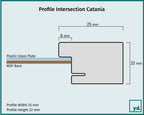 Fotolijst Catania Detail Intersection Sketch | Yourdecoration.com
