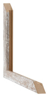 Catania MDF Photo Frame 18x24cm White Wash Detail Intersection | Yourdecoration.com