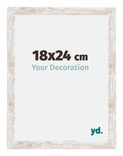 Catania MDF Photo Frame 18x24cm White Wash Size | Yourdecoration.com