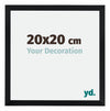 Catania MDF Photo Frame 20x20cm Black Size | Yourdecoration.com