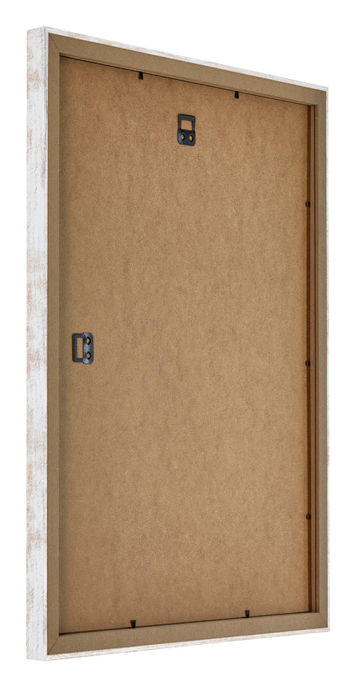 Catania MDF Photo Frame 20x25cm White Wash Back Oblique | Yourdecoration.com