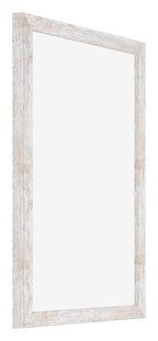 Catania MDF Photo Frame 20x30cm White Wash Front Oblique | Yourdecoration.com