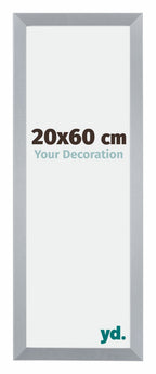 Catania MDF Photo Frame 20x60cm Silver Size | Yourdecoration.com